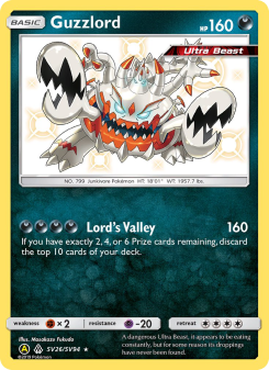 Guzzlord - pokemon TCG Card