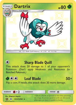 Dartrix - pokemon TCG Card