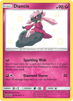 Diancie - pokemon TCG Card