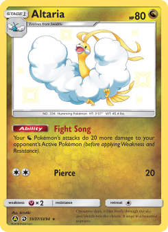 Altaria - pokemon TCG Card