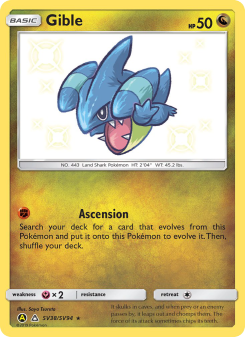 Gible - pokemon TCG Card