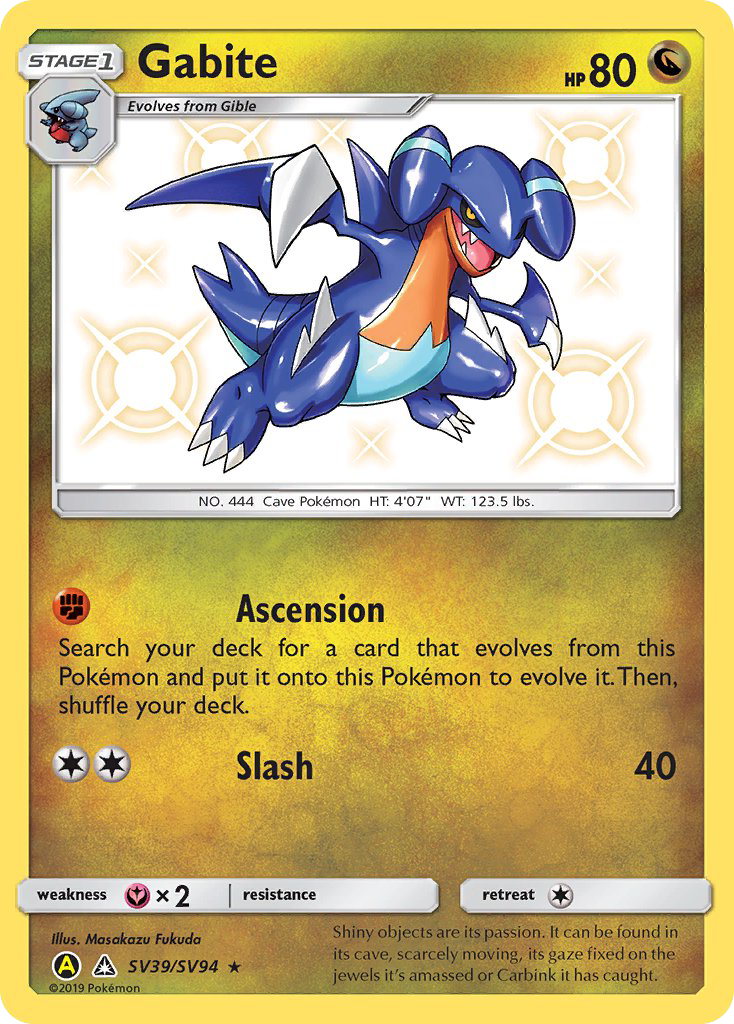 Gabite - Pokémon TCG Card