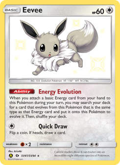 Eevee - pokemon TCG Card