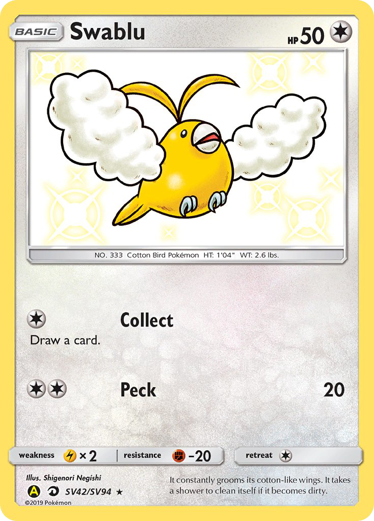Swablu - Pokémon TCG Card