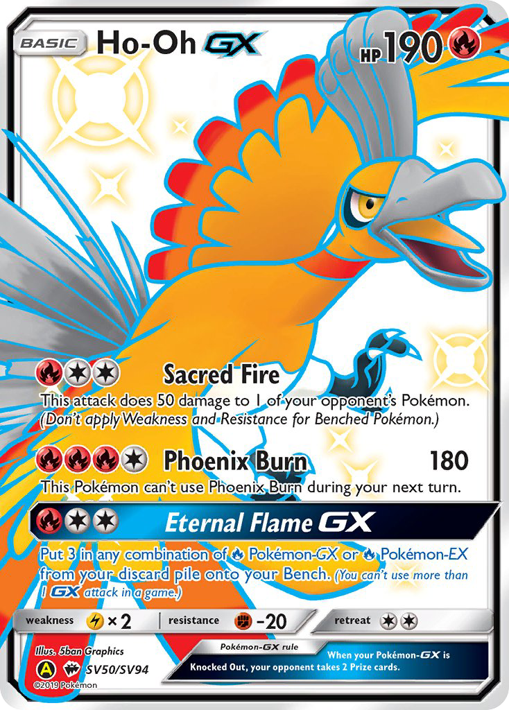 Ho-Oh-GX - Pokémon TCG Card