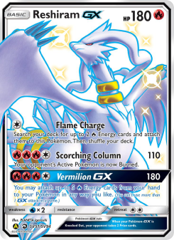 Reshiram-GX - pokemon TCG Card