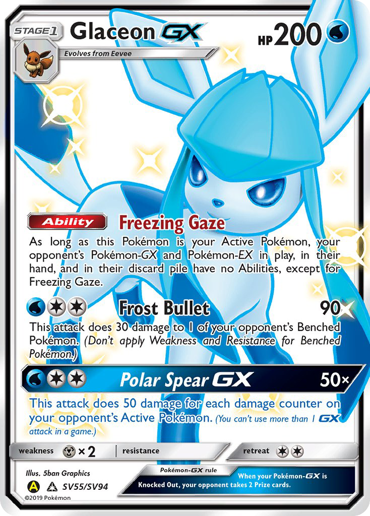 Glaceon-GX - Pokémon TCG Card