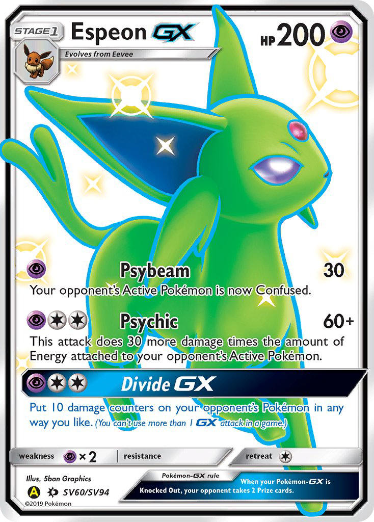 Espeon-GX - Pokémon TCG Card