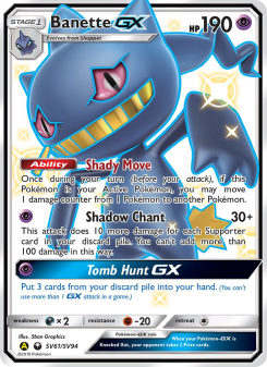 Banette-GX - pokemon TCG Card