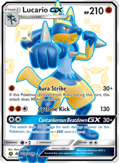Lucario-GX - pokemon TCG Card