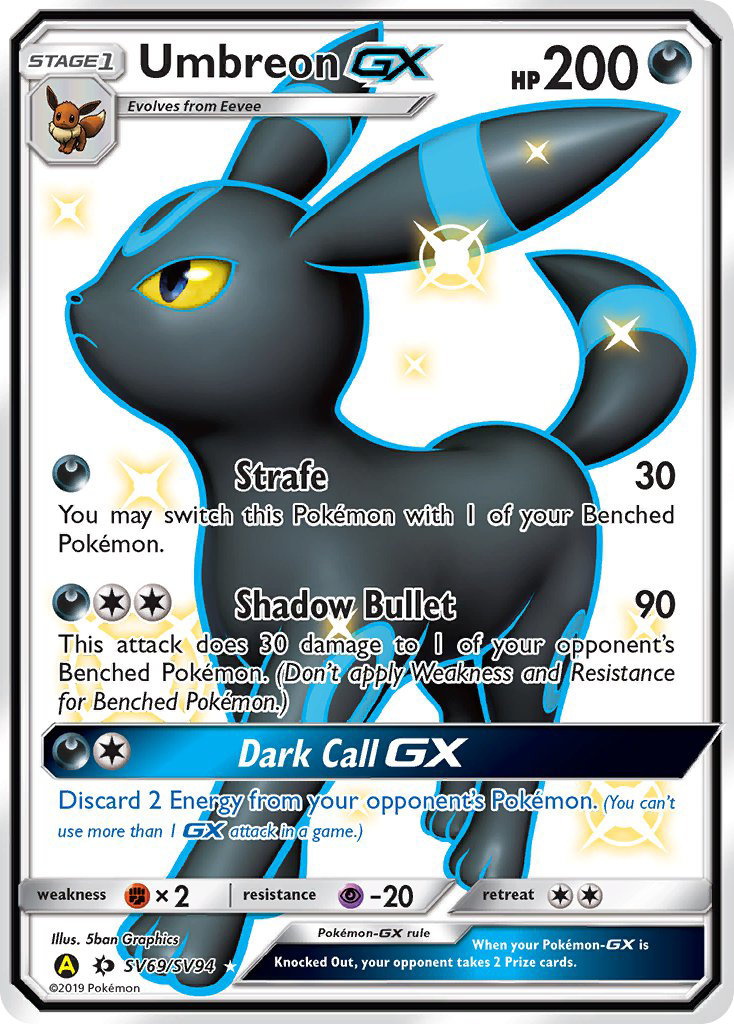 Umbreon-GX - Pokémon TCG Card