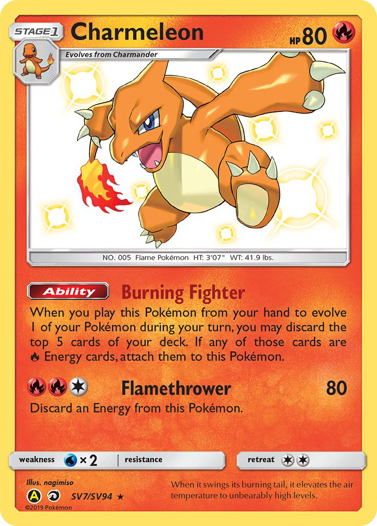 Charmeleon - Pokémon TCG Card