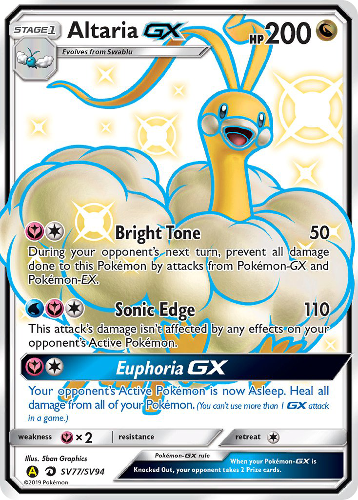 Altaria-GX - Pokémon TCG Card