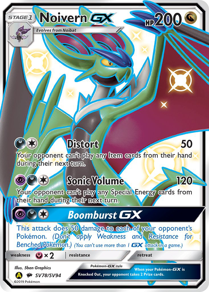 Noivern-GX - Pokémon TCG Card