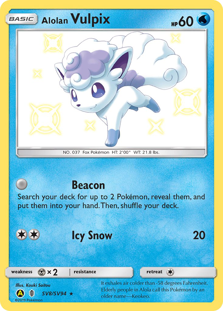 Alolan Vulpix - Pokémon TCG Card