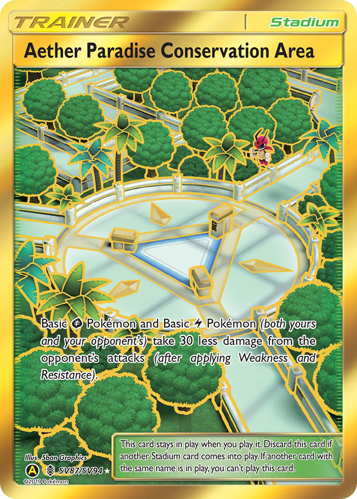 Aether Paradise Conservation Area - Pokémon TCG Card