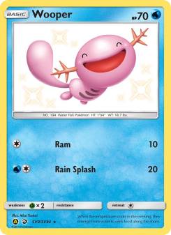 Wooper - pokemon TCG Card