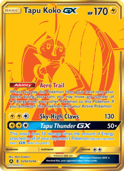 Tapu Koko-GX - pokemon TCG Card
