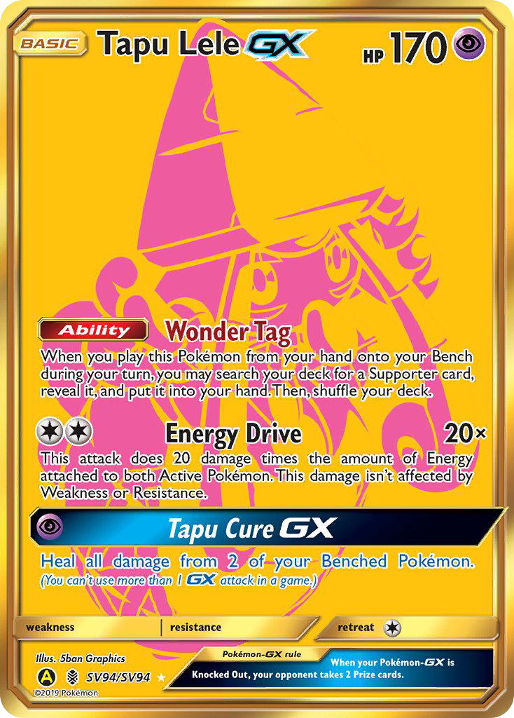 Tapu Lele-GX - Pokémon TCG Card