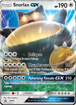 Snorlax GX - pokemon TCG Card
