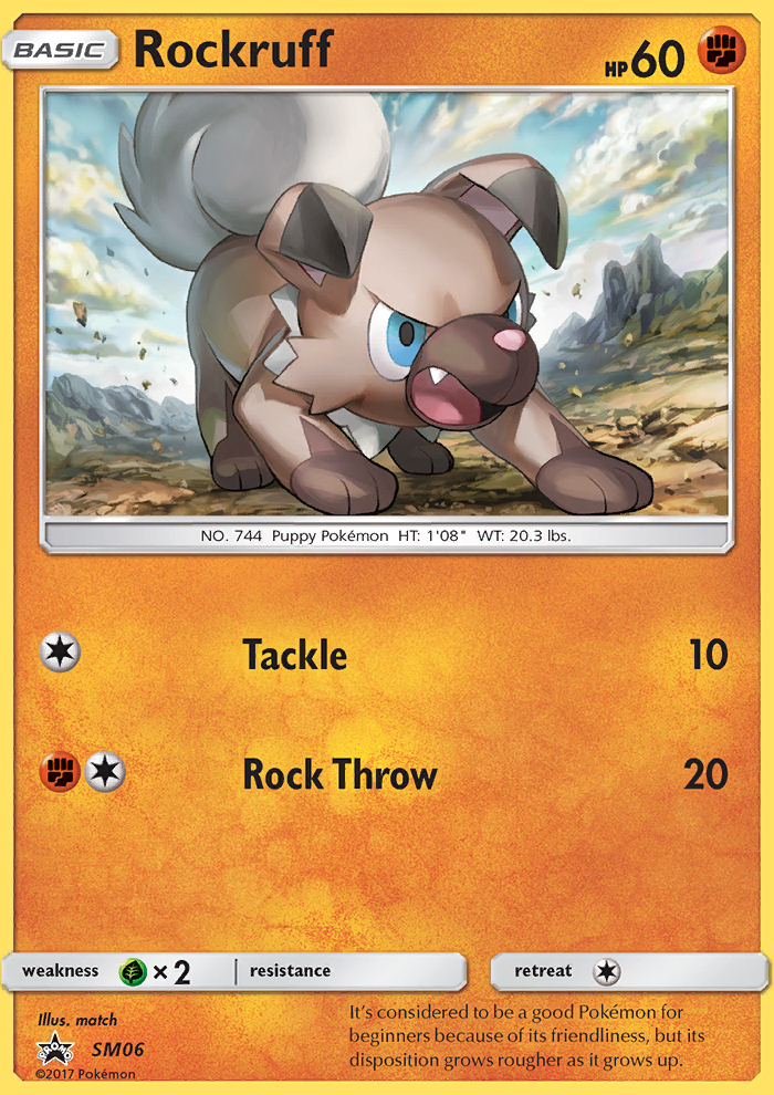 Rockruff - Pokémon TCG Card