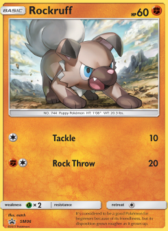 Rockruff - pokemon TCG Card