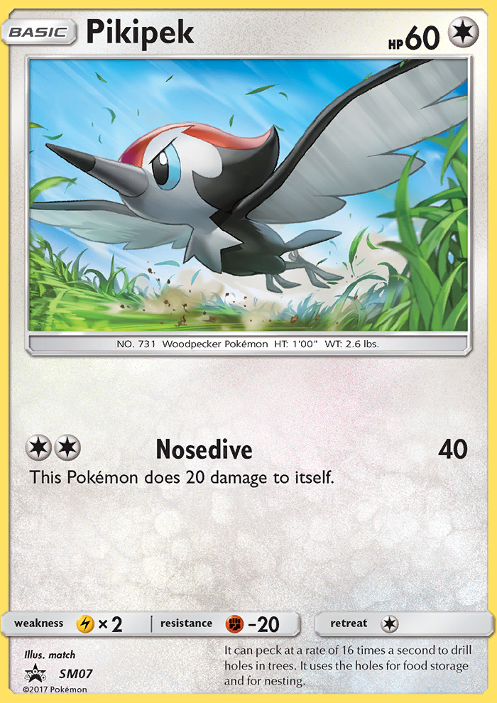 Pikipek - Pokémon TCG Card