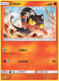 Litten - pokemon TCG Card