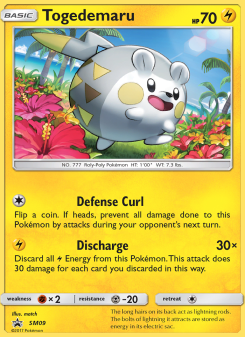 Togedemaru - pokemon TCG Card
