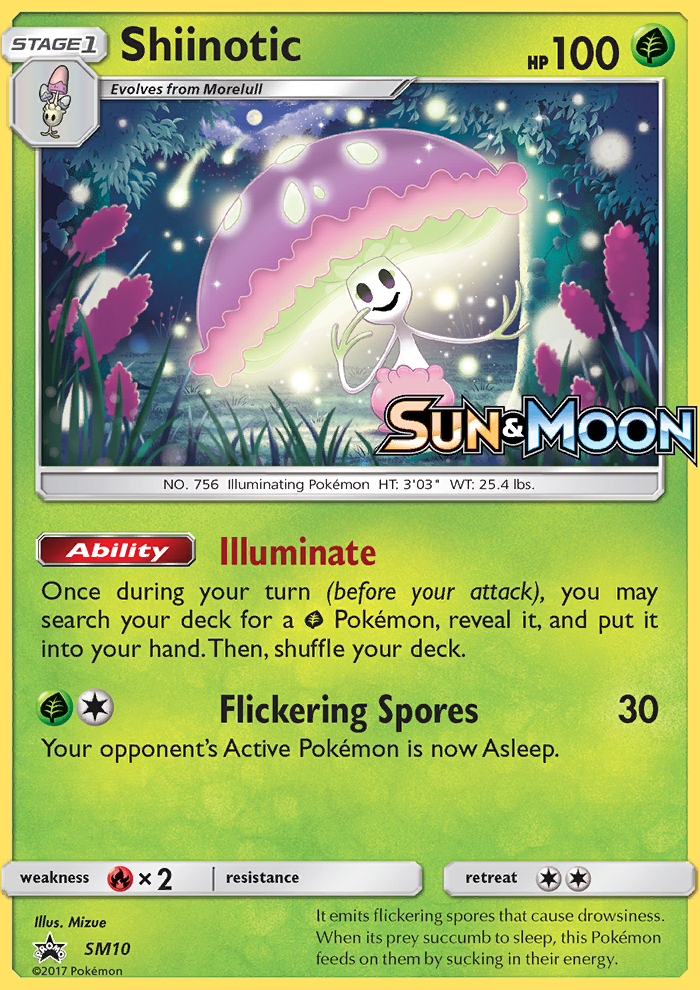 Shiinotic - Pokémon TCG Card