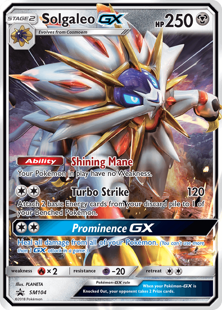 Solgaleo GX - Pokémon TCG Card