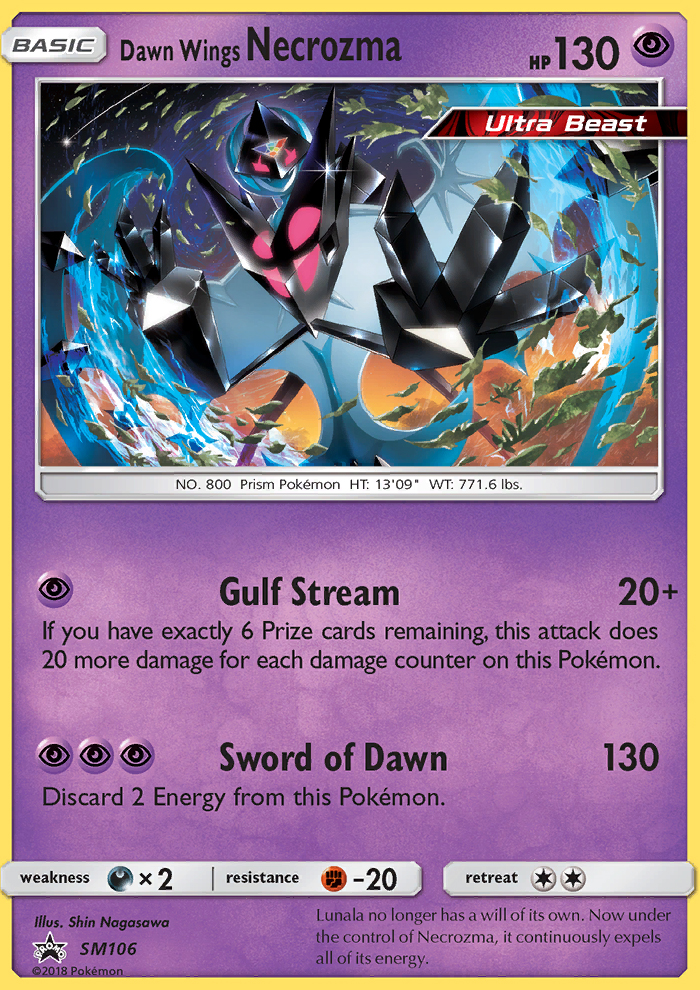 Dawn Wings Necrozma - Pokémon TCG Card
