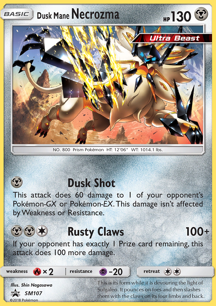 Dusk Mane Necrozma - Pokémon TCG Card