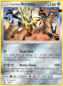 Dusk Mane Necrozma - pokemon TCG Card