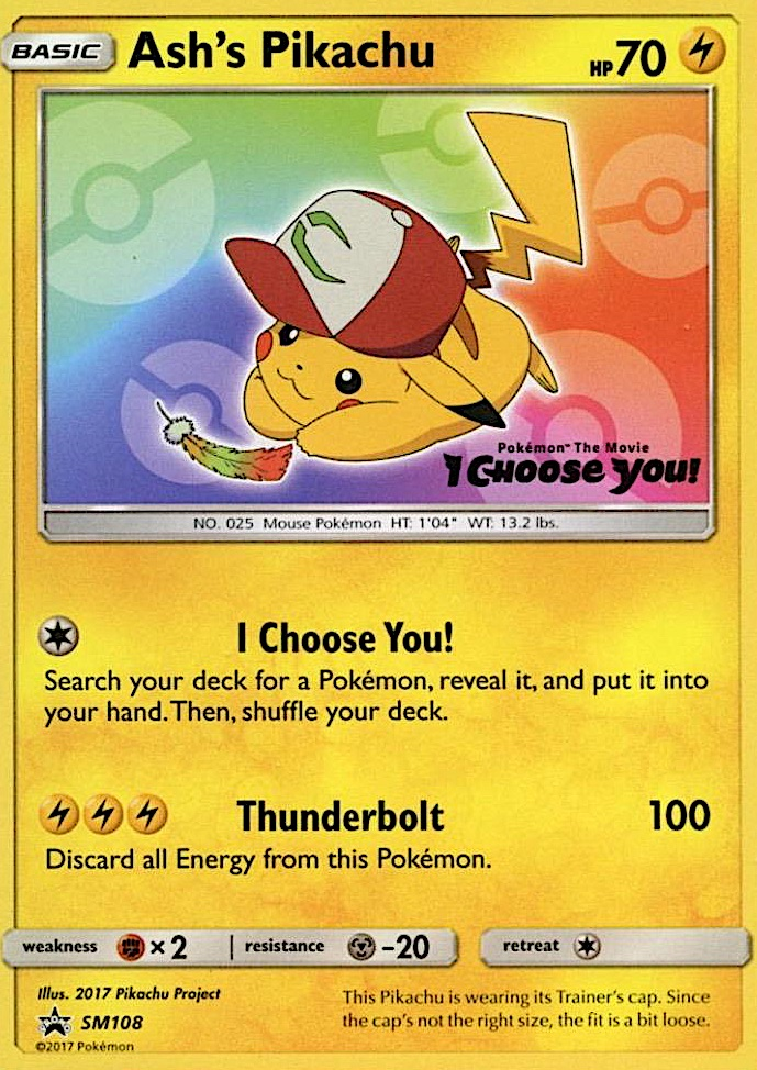Ash's Pikachu - Pokémon TCG Card
