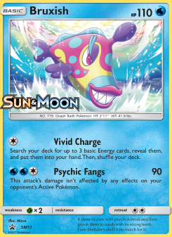 Bruxish - pokemon TCG Card