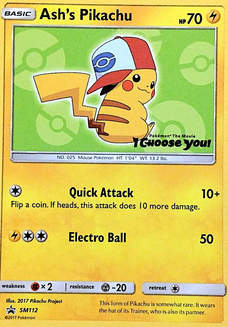 Ash's Pikachu - Pokémon TCG Card
