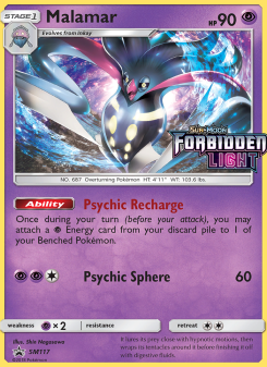 Malamar - pokemon TCG Card
