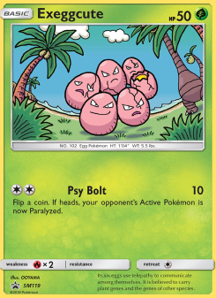 Exeggcute - pokemon TCG Card
