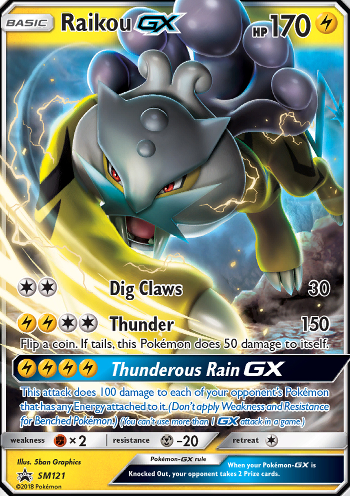 Raikou GX - Pokémon TCG Card