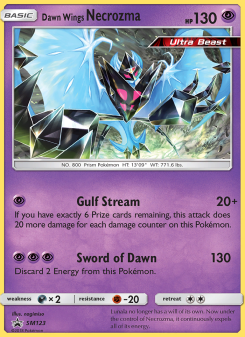 Dawn Wings Necrozma - pokemon TCG Card