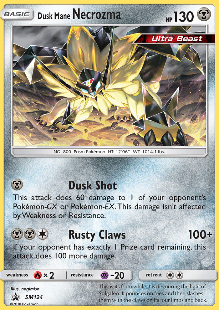Dusk Mane Necrozma - Pokémon TCG Card