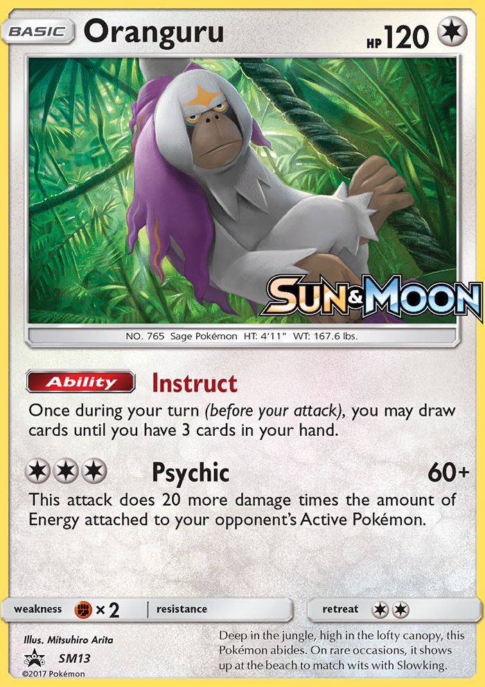 Oranguru - Pokémon TCG Card