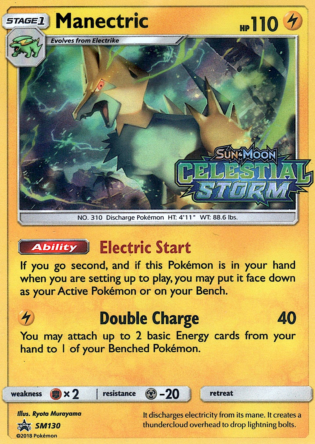 Manectric - Pokémon TCG Card
