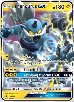 Thundurus GX - pokemon TCG Card