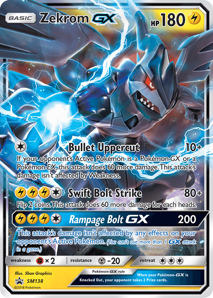 Zekrom GX - Pokémon TCG Card