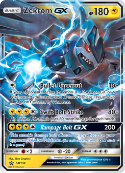 Zekrom GX - pokemon TCG Card