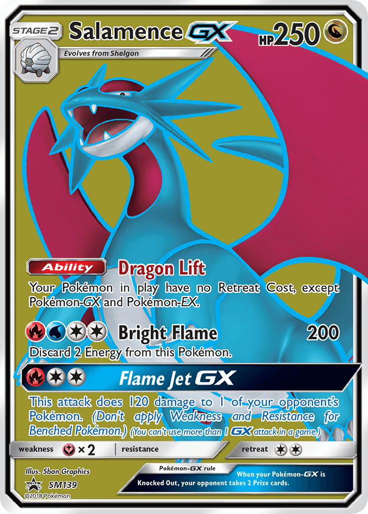 Salamence GX - Pokémon TCG Card