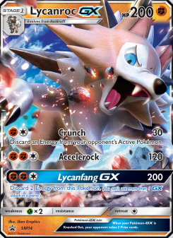 Lycanroc GX - pokemon TCG Card