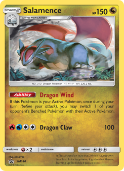 Salamence - pokemon TCG Card